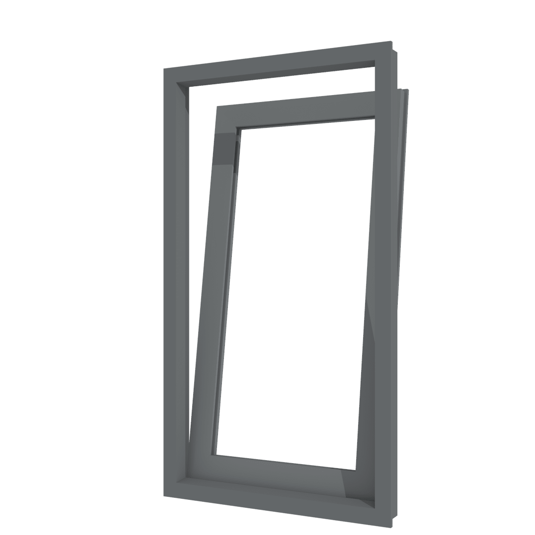 Draaikiepraam aluminium