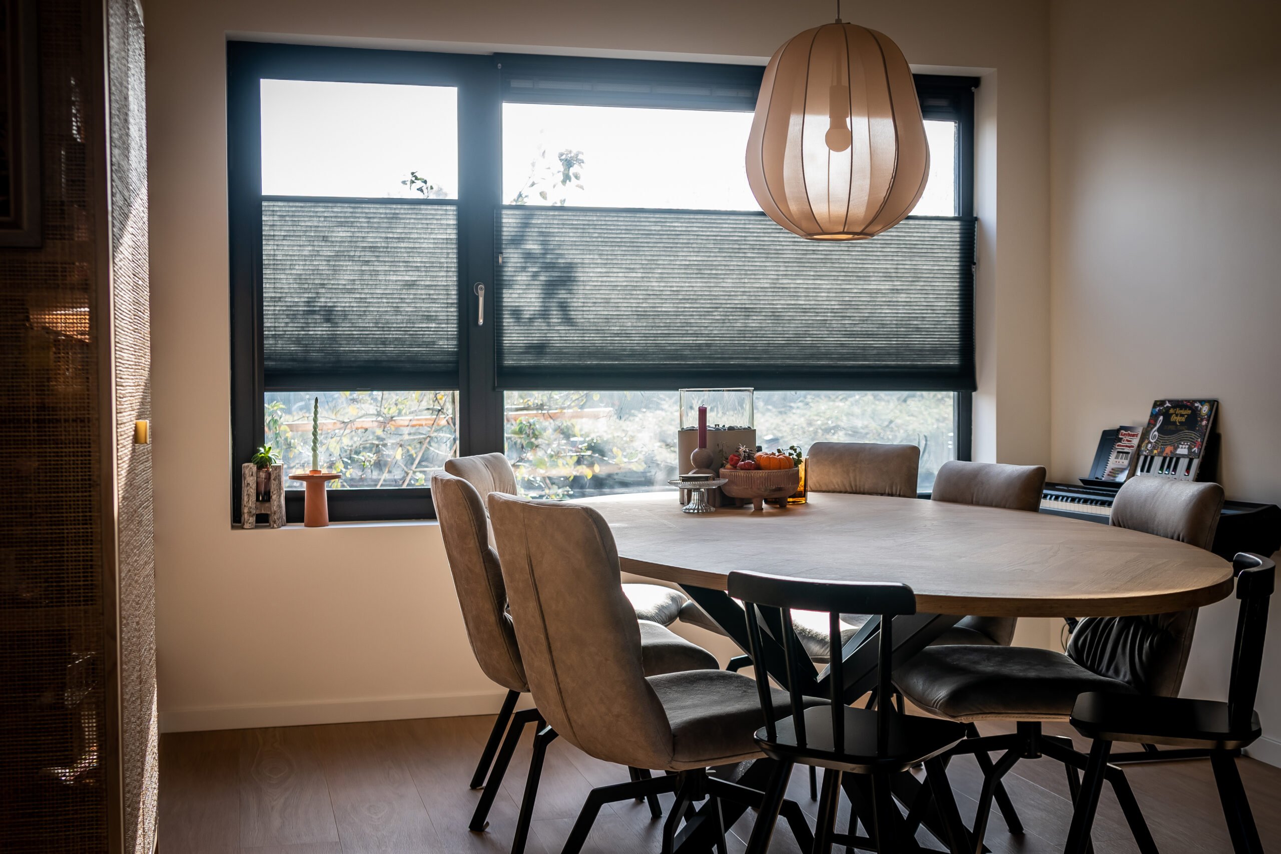 Vast glas | 3 vakken verticaal | aluminium